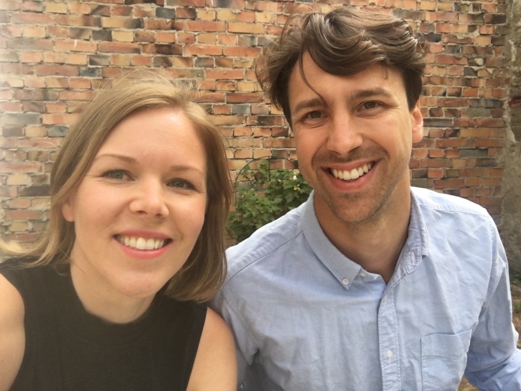 Johanna och Calle i Almedalen