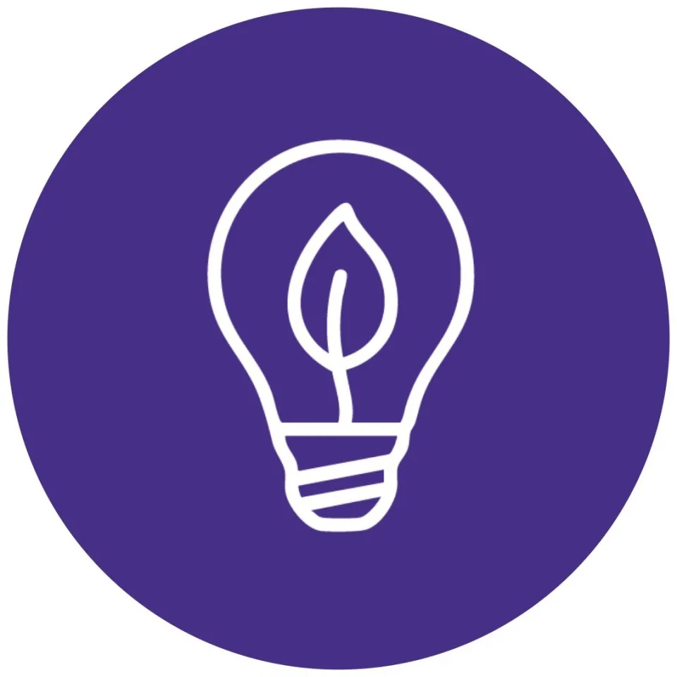 En vit glödlampa, klimatberäkningar.